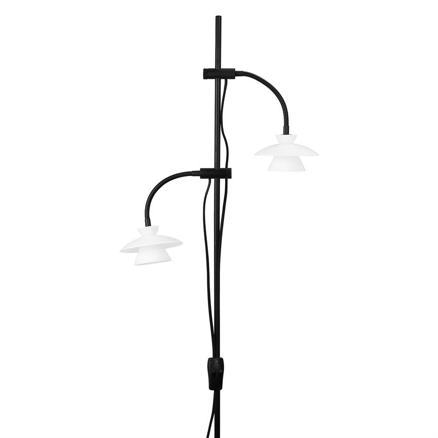 Dyberg Larsen Valby gulvlampe svart opal