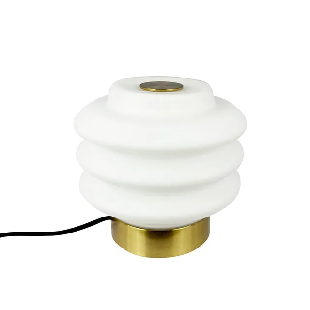 Dyberg Larsen Diva bordlampe opal messing G9