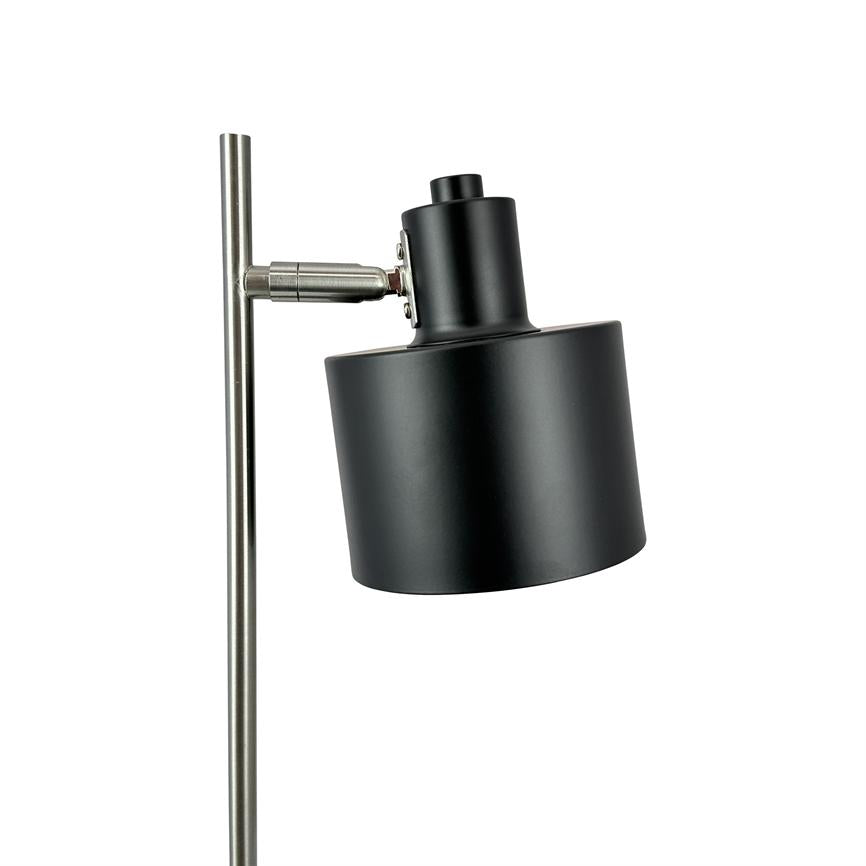 Dyberg Larsen Ocean bordlampe sort stål E14 retro