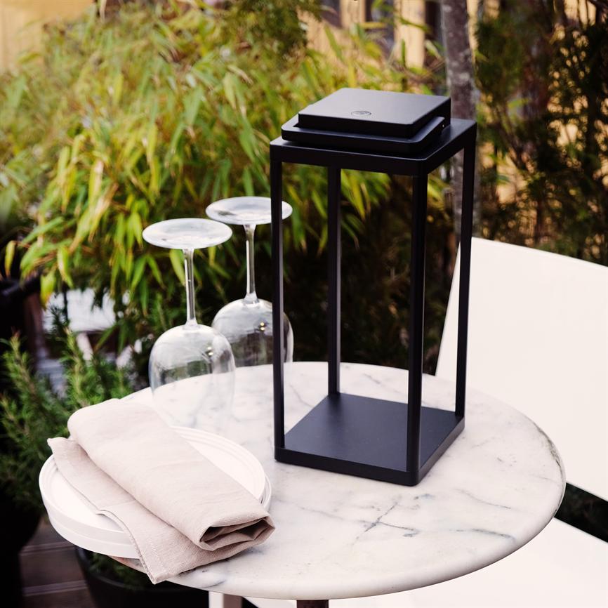 Dyberg Larsen Lucca lanterne medium aluminium