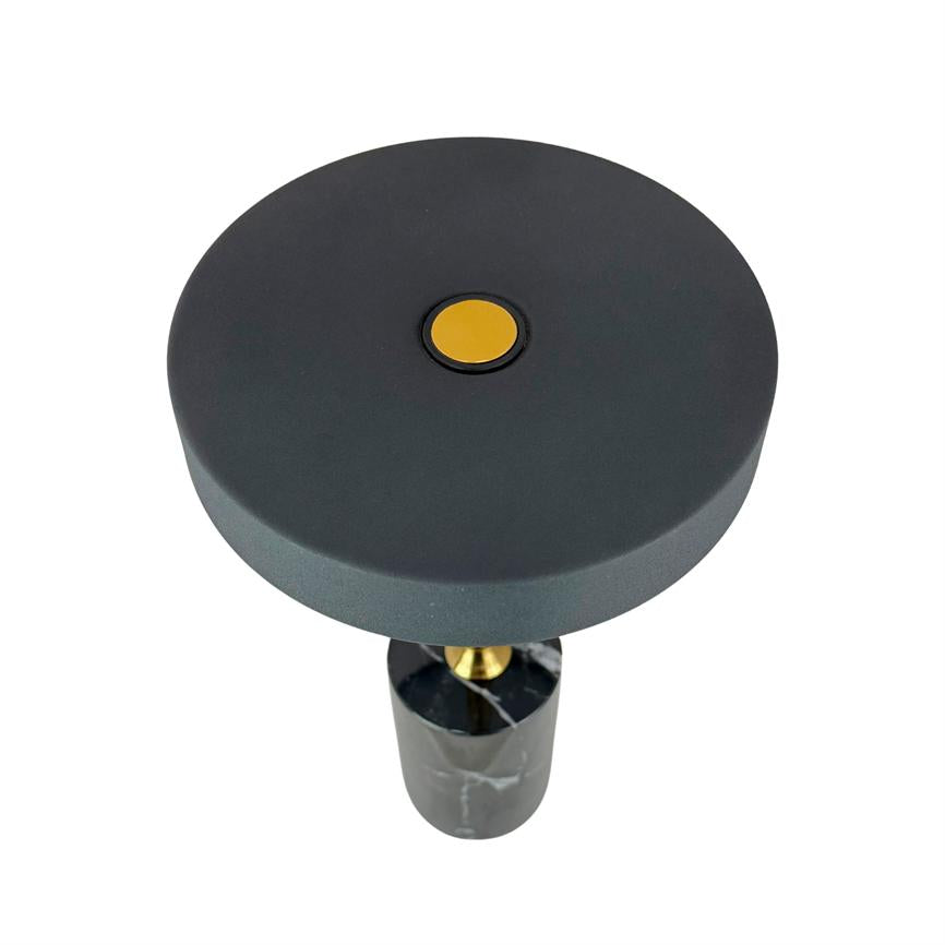 Dyberg Larsen Starlight LED bordlampe svart marmor oppladbar