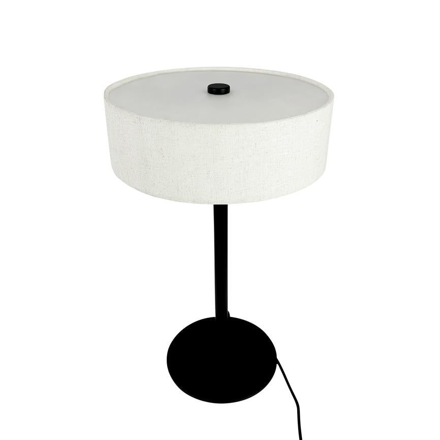 Dyberg Larsen Calix bordlampe tekstilskjerm