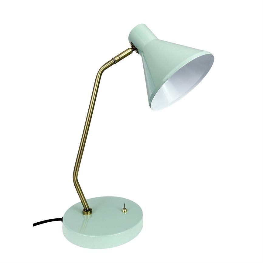 Dyberg Larsen Sleep bordlampe mint farget glass