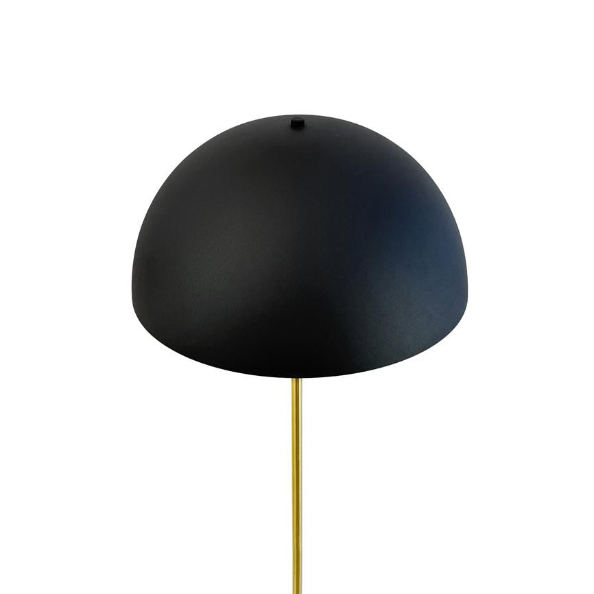 Dyberg Larsen Stockholm gulvlampe sort/messing