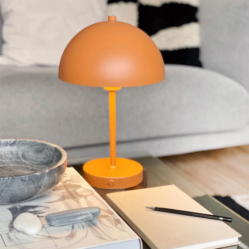 Dyberg Larsen Stockholm 2.0 bordlampe terracotta