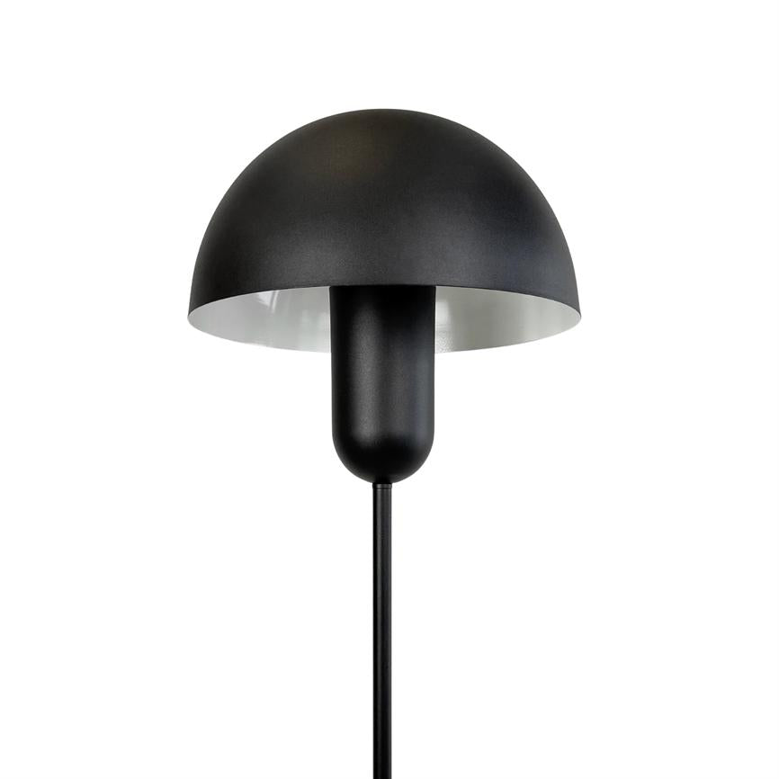 Dyberg Larsen Movie gulvlampe sort kuppel