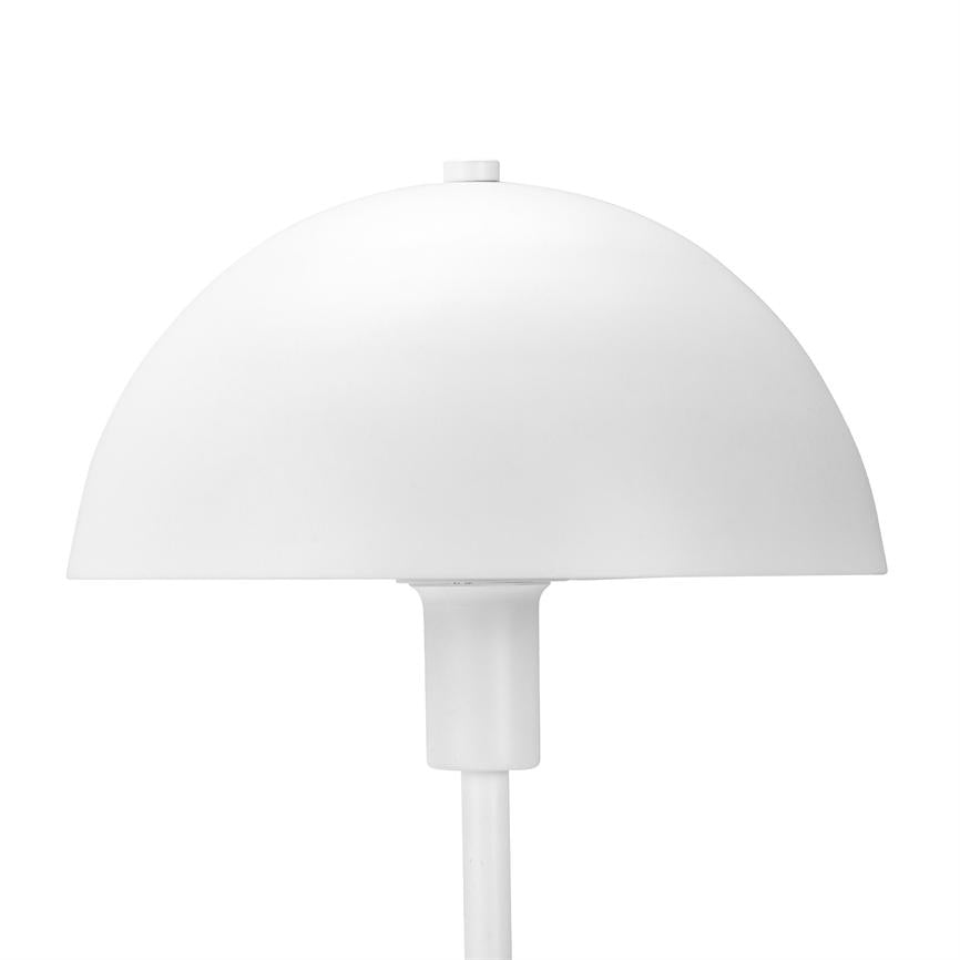 Dyberg Larsen Stockholm bordlampe hvit 38cm tekstil