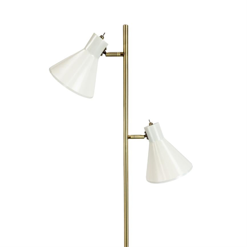 Dyberg Larsen Sleep gulvlampe kit hvit minimalistisk