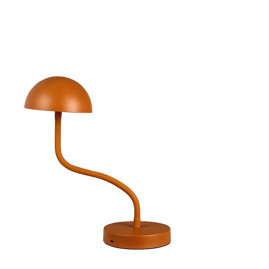 Dyberg Larsen Fonzy bordlampe terracotta LED