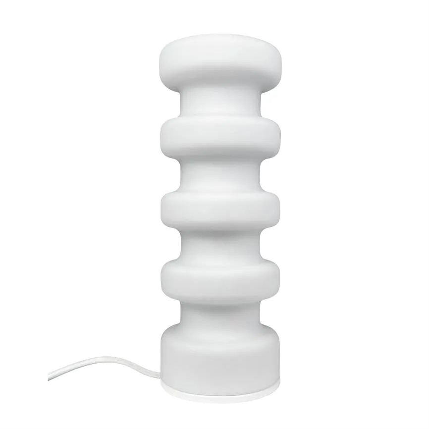 Dyberg Larsen Luna bordlampe opalglass stue