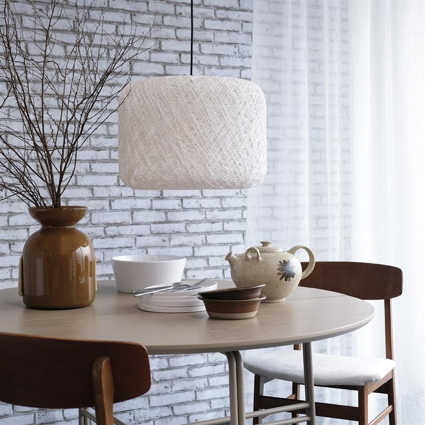 Dyberg Larsen Spin Large pendellampe hvit papir