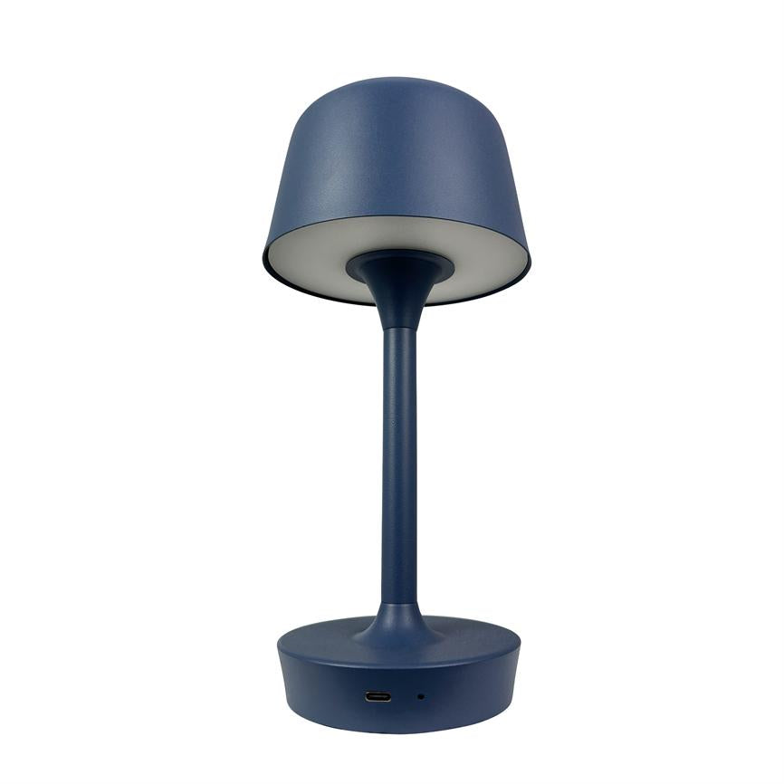 Dyberg Larsen Flow LED bordlampe indigo oppladbar