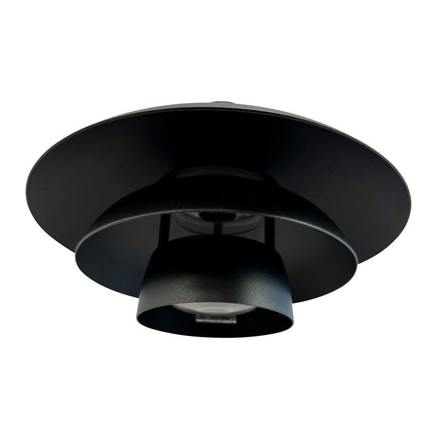Dyberg Larsen Morph utelampe vegglampe Ø24 svart