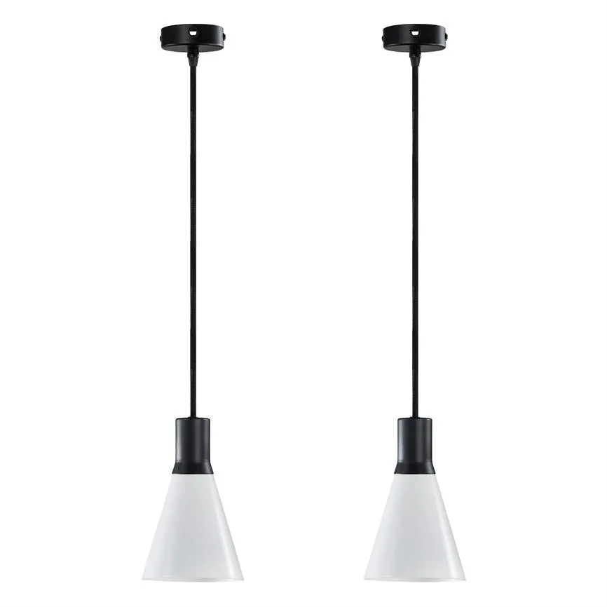 Dyberg Larsen Gent pendel sort 2-pakning opal