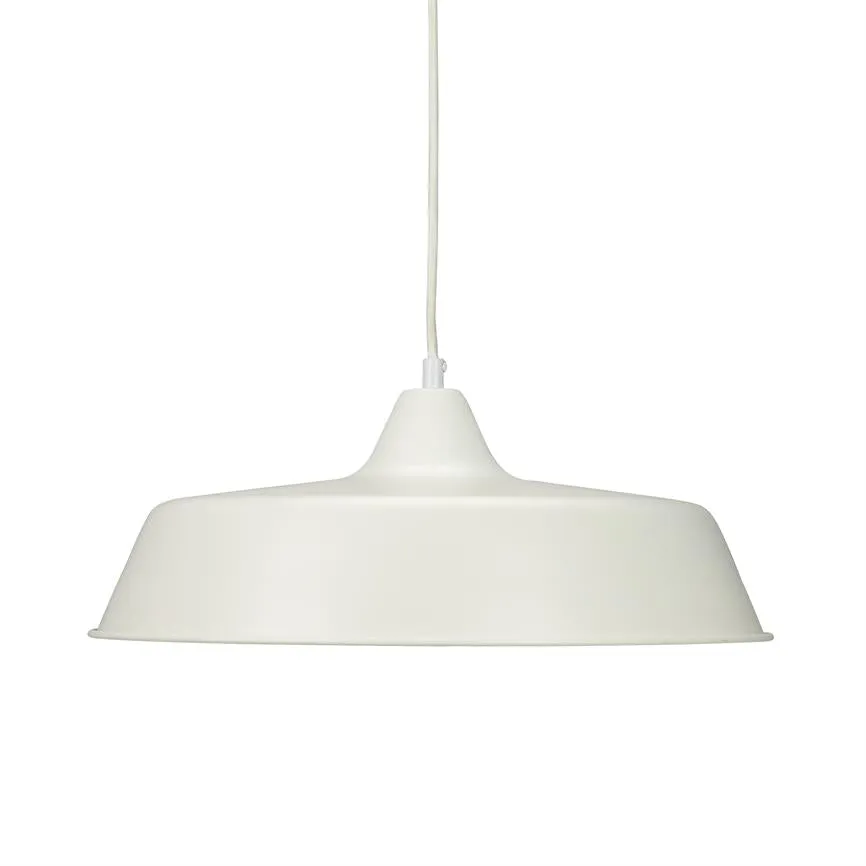 Dyberg Larsen Raw Pendant taklampe hvit metall