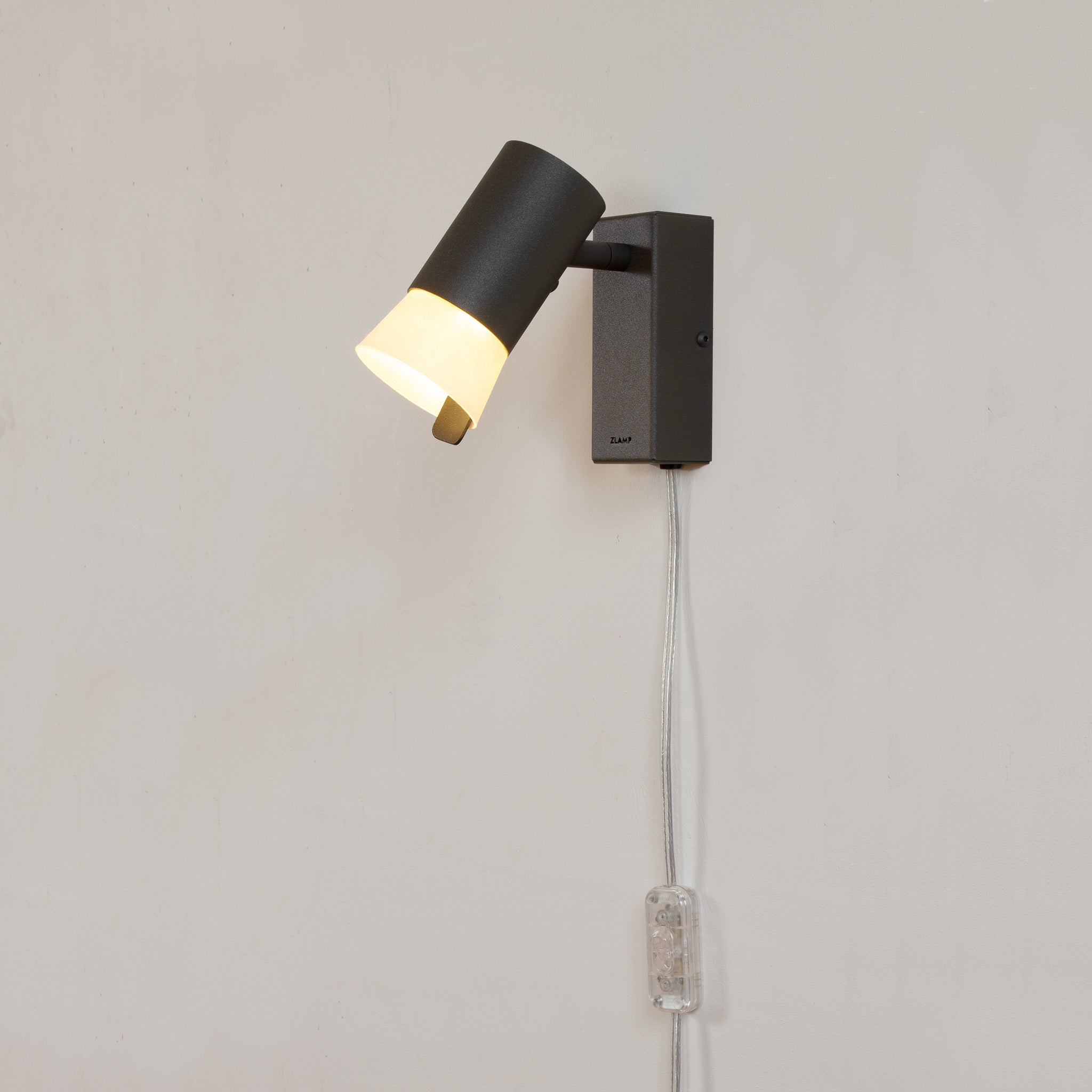 Zlamp Bezz mini vegglampe mørkegrå lЕще