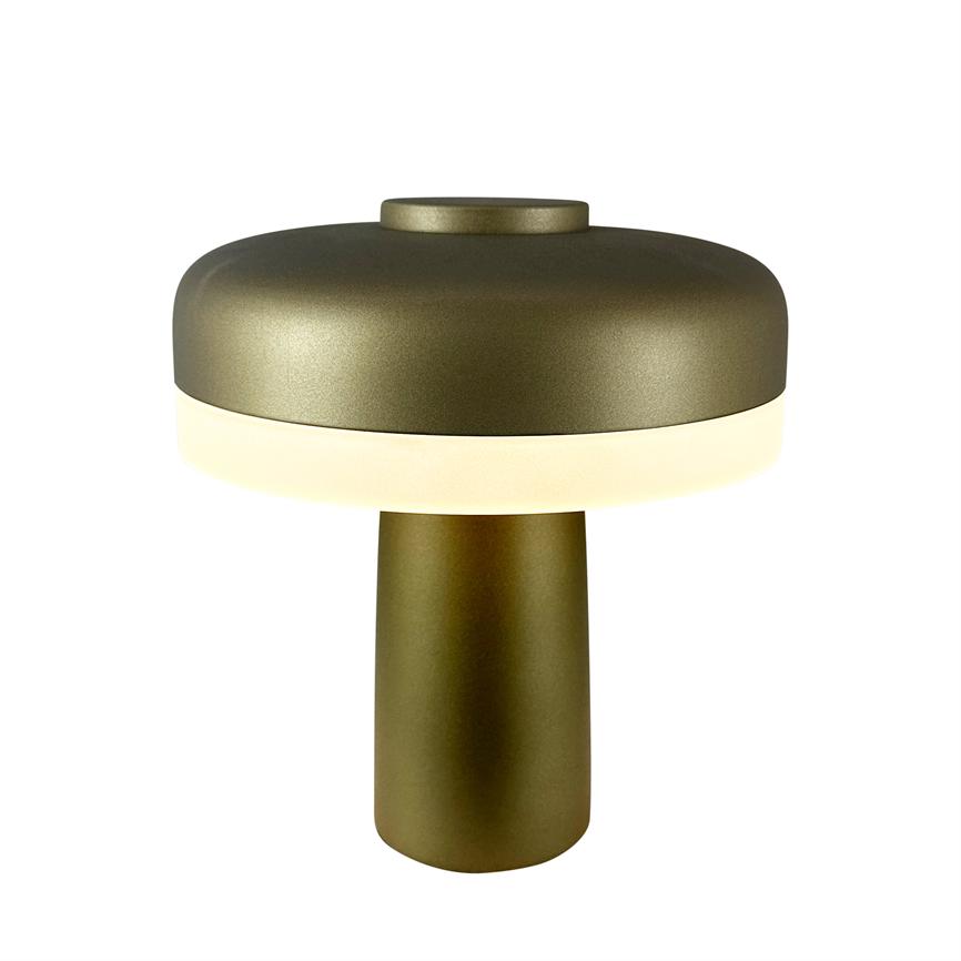 Dyberg Larsen Porter bordlampe grønn oppladbar LED