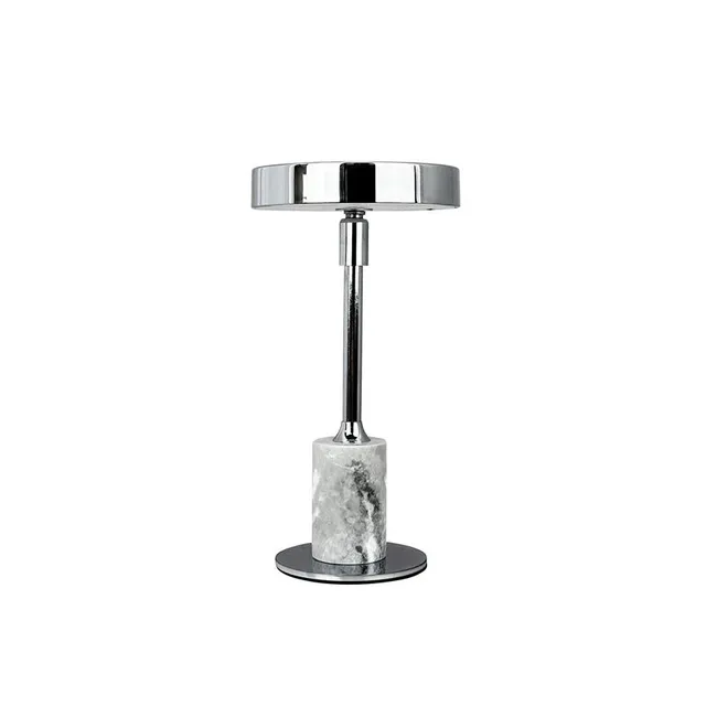 Dyberg Larsen Starlight Mini bordlampe krom oppladbar