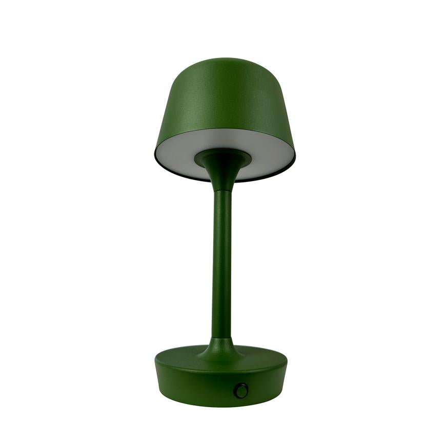 Dyberg Larsen Flow LED bordlampe mørkegrønn oppladbar