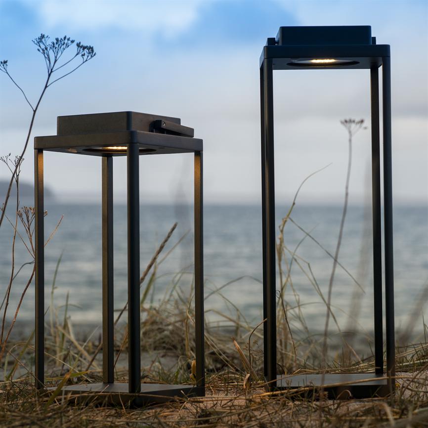 Dyberg Larsen Lucca lanterne medium aluminium