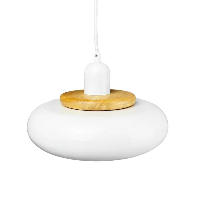 Dyberg Larsen Planet Mini pendel hvit med messing