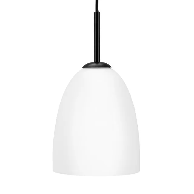 Dyberg Larsen Jazz pendel Ø18 svart opalglass
