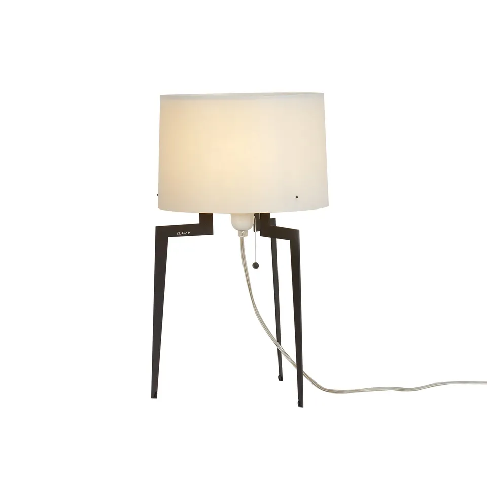 Zlamp Zpindel stor bordlampe hvit morbærpapir