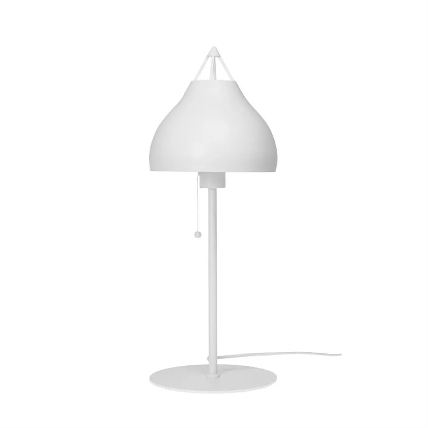 Dyberg Larsen Pyra bordlampe hvit 60 cm nordisk