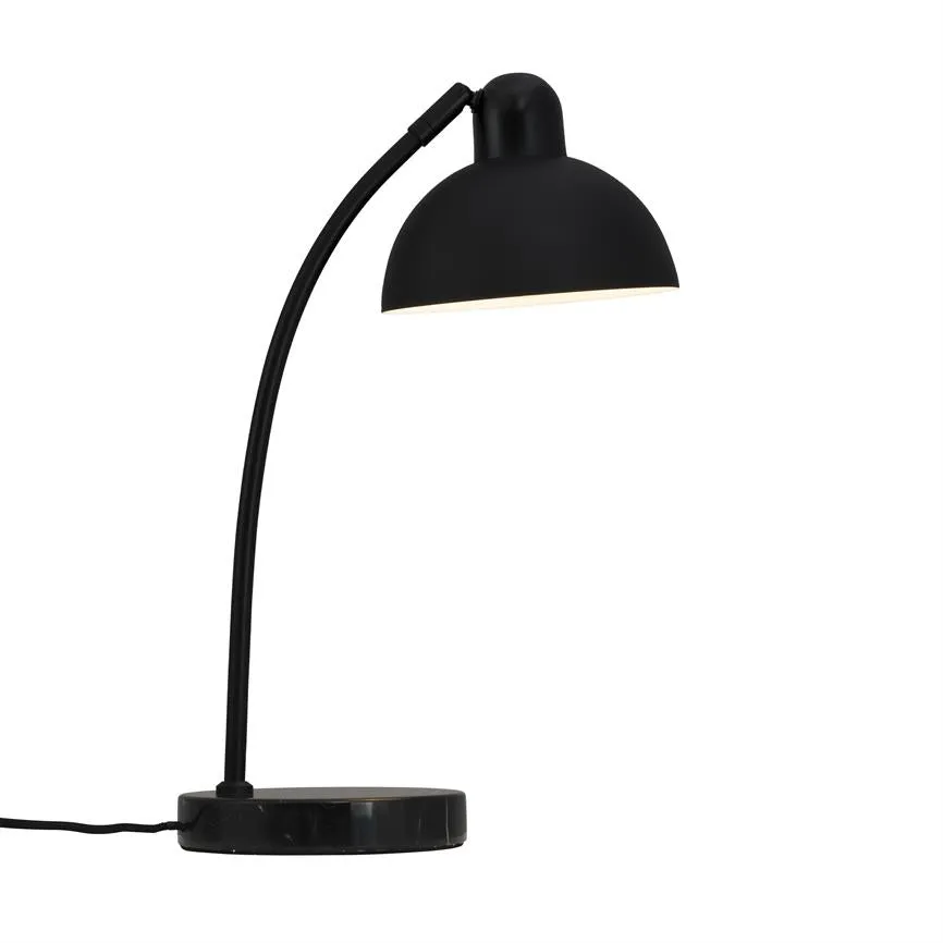 Dyberg Larsen Eric bordlampe svart marmorbase