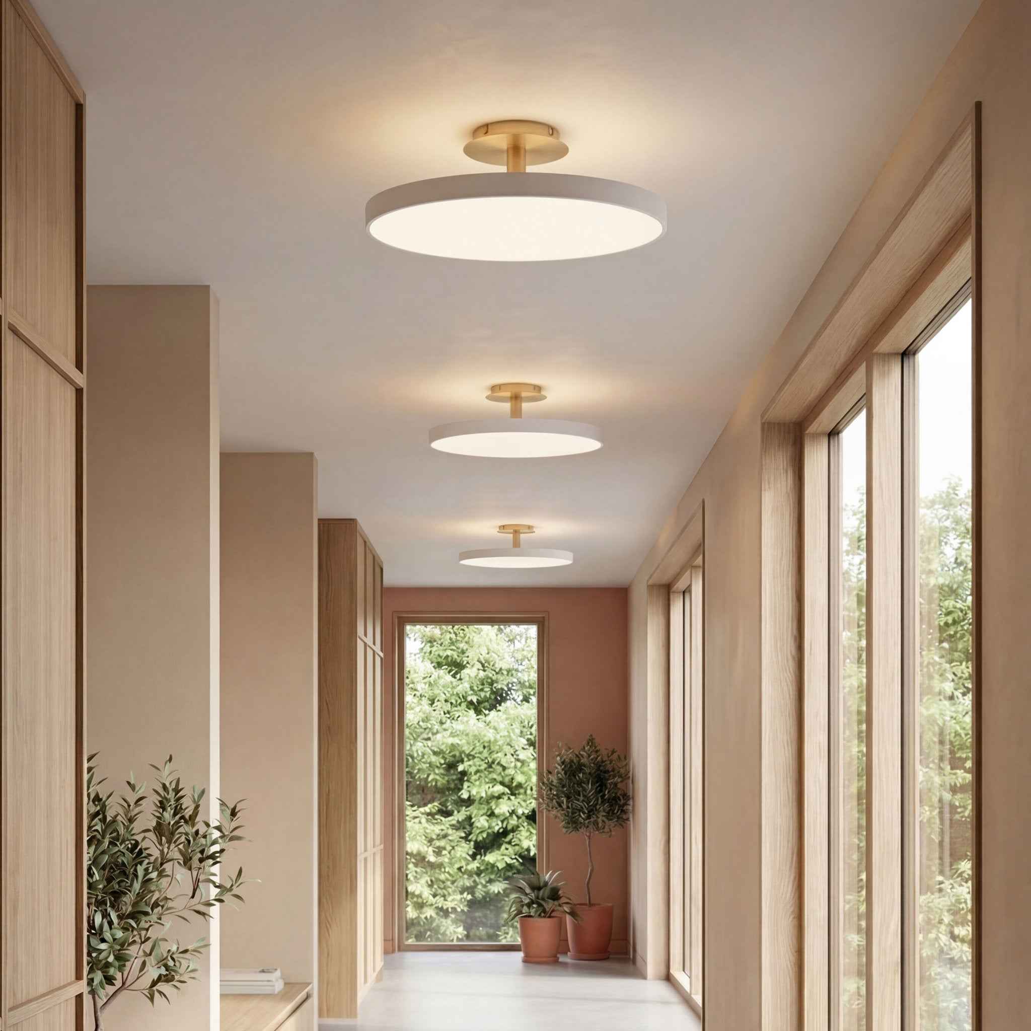 UMAGE Asteria Up taklampe perlehvit medium