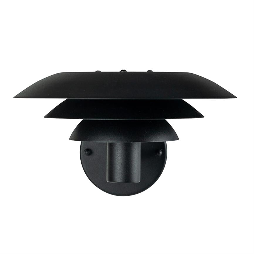 Dyberg Larsen DL25 utendørs vegglampe sort