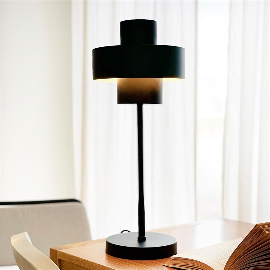 Dyberg Larsen Stoke bordlampe sort blank
