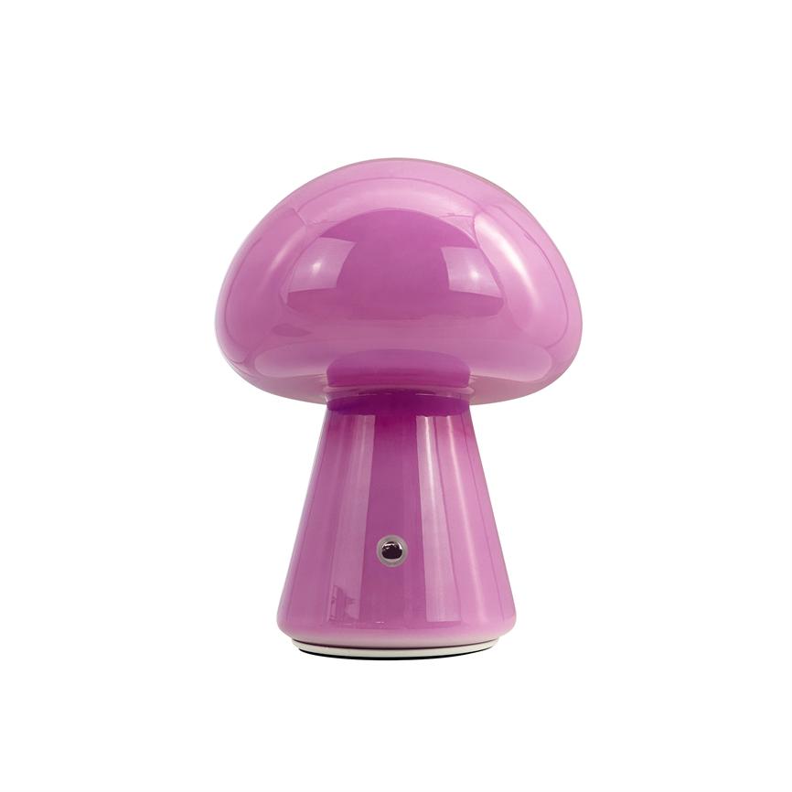 Dyberg Larsen Morkel bordlampe lilla oppladbar