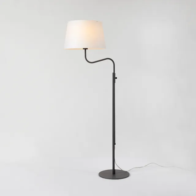 Zlamp Vega 141-3528 gulvlampe hvit svingbar