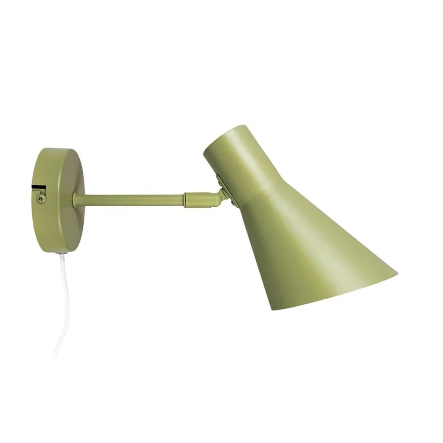 Dyberg Larsen DL12 vegglampe grønn soverom
