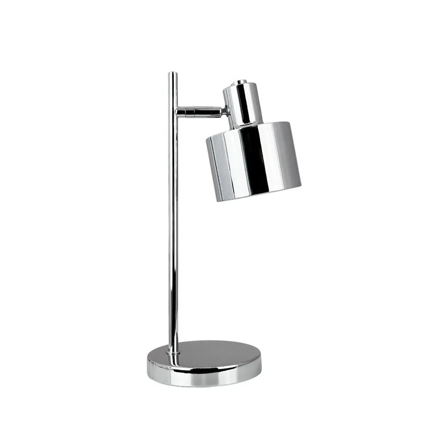 Dyberg Larsen Ocean Mini bordlampe krom oppladbar