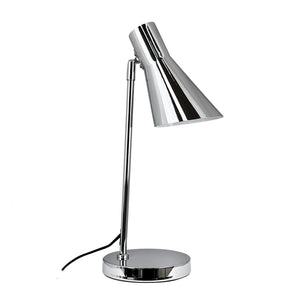 Dyberg Larsen DL12 bordlampe grå konisk skjerm