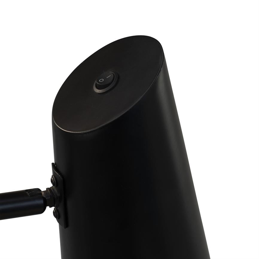 Dyberg Larsen Pallas gulvlampe sort justerbar