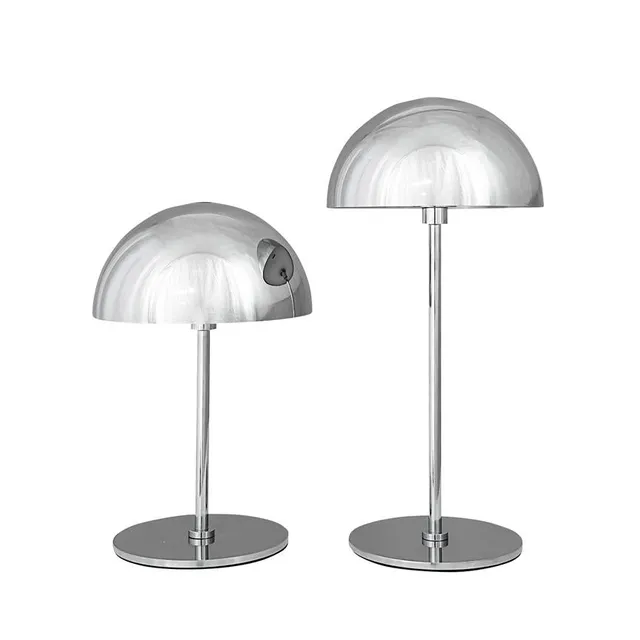 Dyberg Larsen Along Mini bordlampe krom 2-pk LED