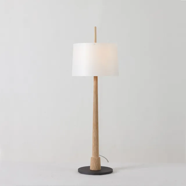 Zlamp Gadd bordlampe stor natur eik papir