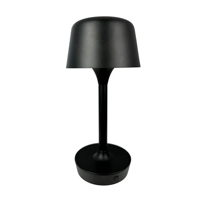 Dyberg Larsen Flow bordlampe svart oppladbar