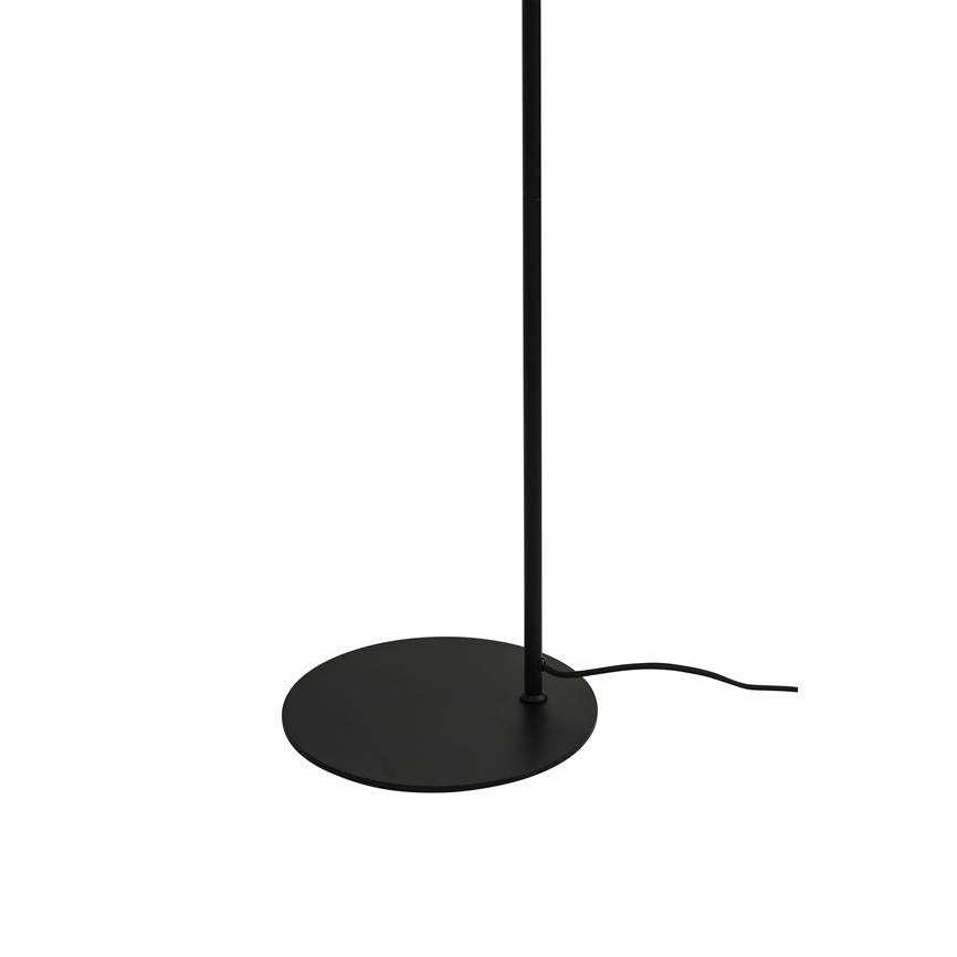 Dyberg Larsen Cale gulvlampe svart metall leselys