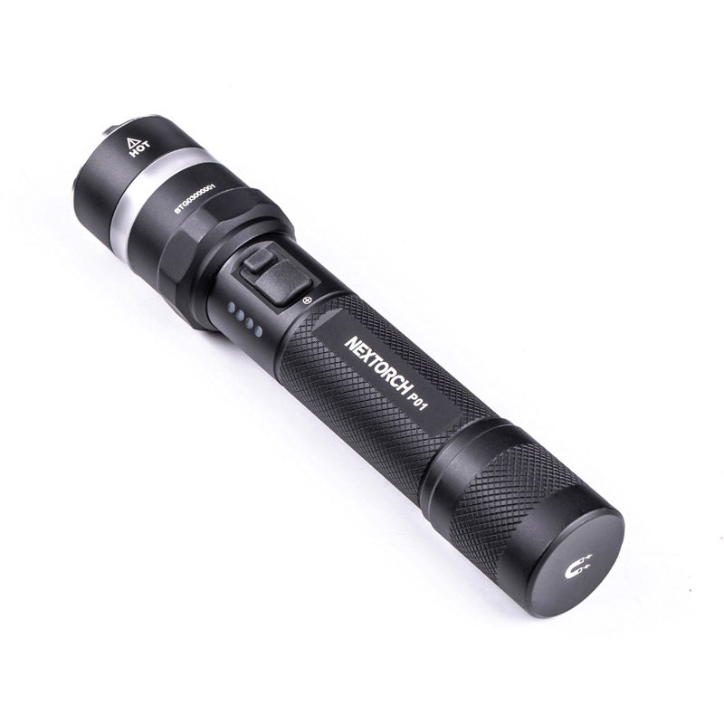 Master LED P01 taktisk lommelykt grønn 1350 lumen oppladbar