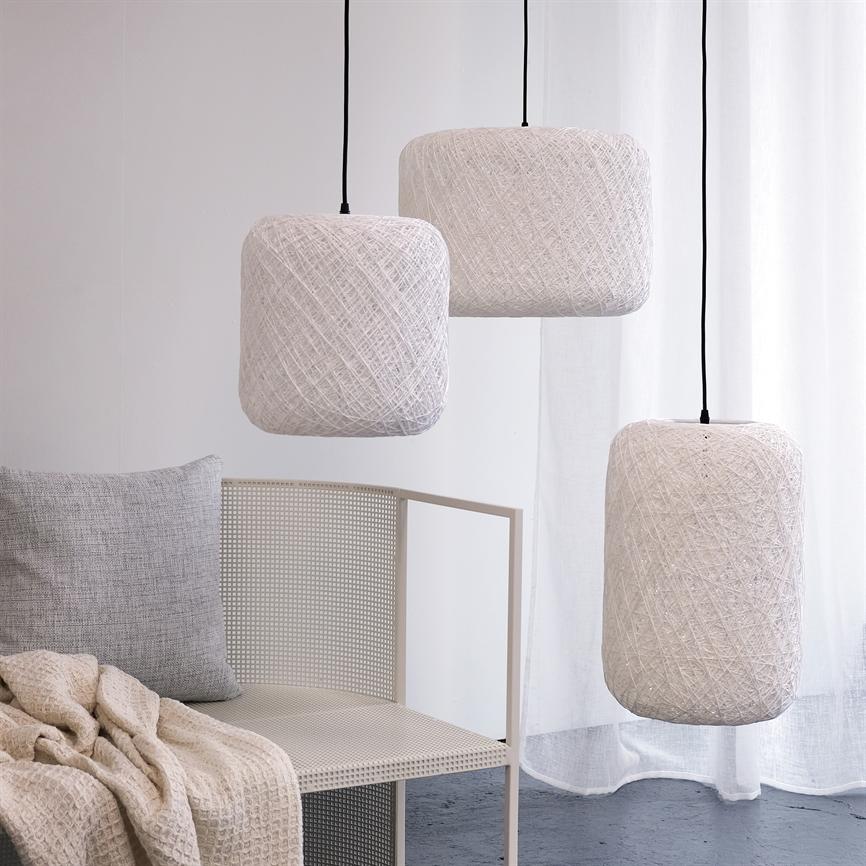 Dyberg Larsen Spin Large pendellampe hvit papir