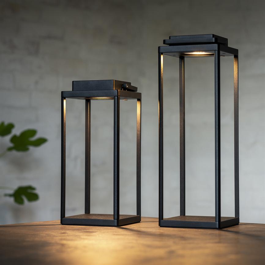 Dyberg Larsen Lucca lanterne medium aluminium