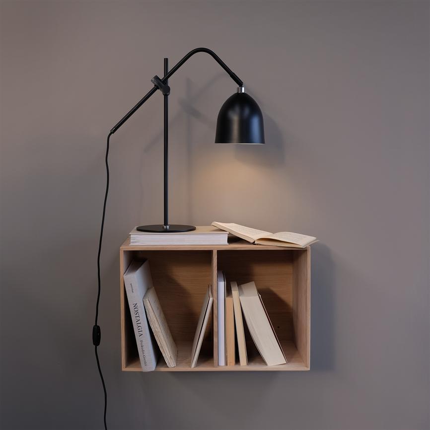 Dyberg Larsen Easton bordlampe svart justerbar