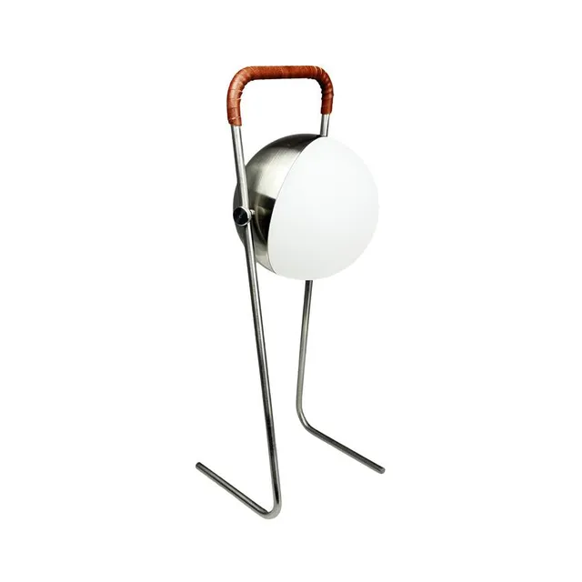 Dyberg Larsen Mova bordlampe LED brun skinn