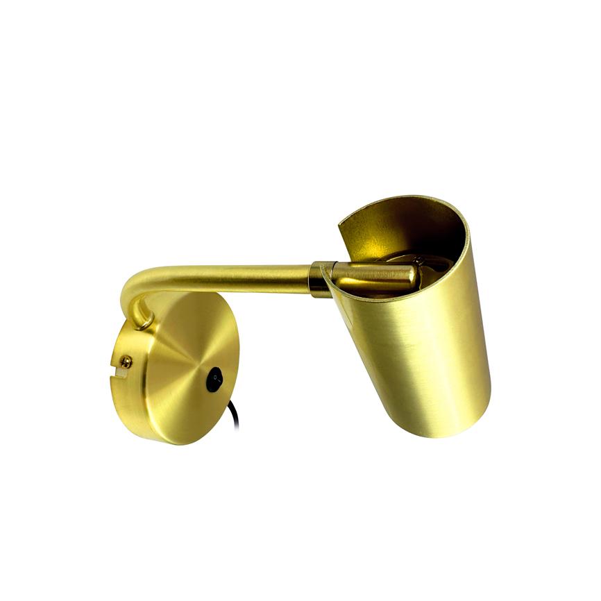 Dyberg Larsen Skagerrak vegglampe messing GU10