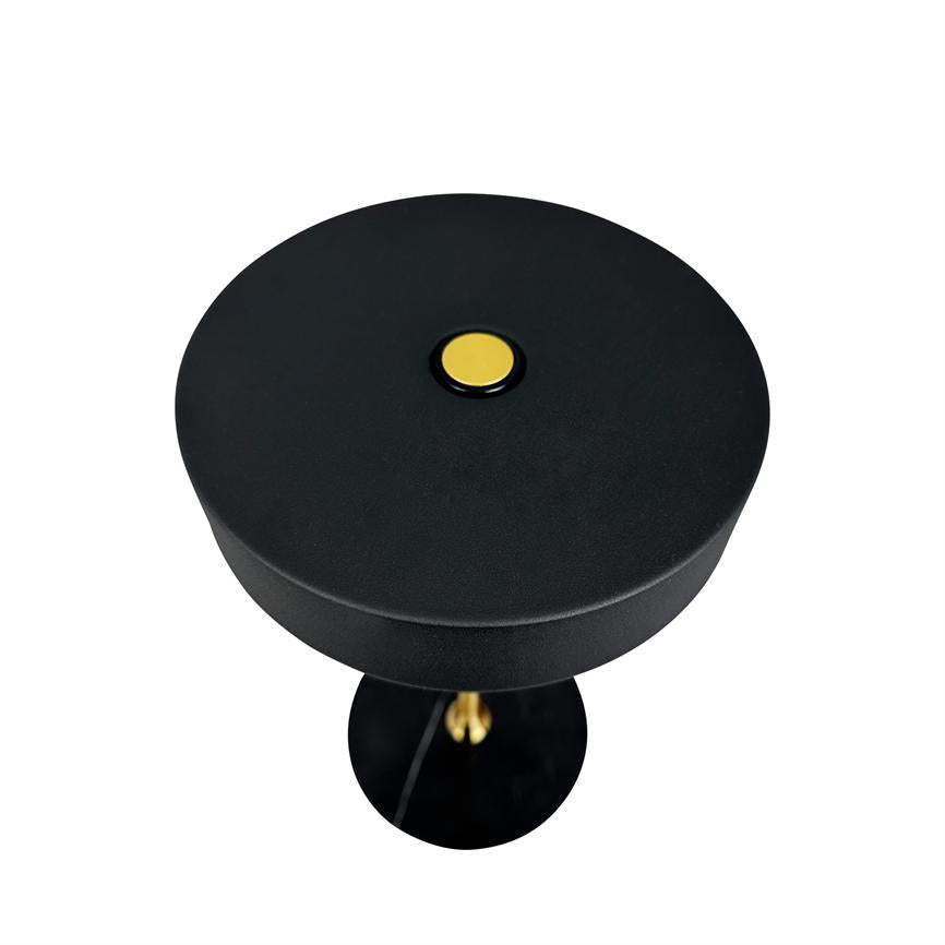 Dyberg Larsen Moonlight bordlampe sort marmor touch