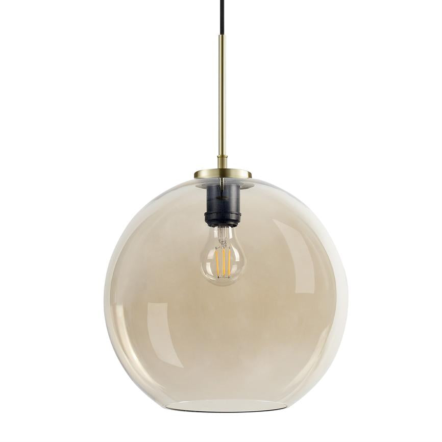 Dyberg Larsen Loop pendel Ø30 amber glasskuppel